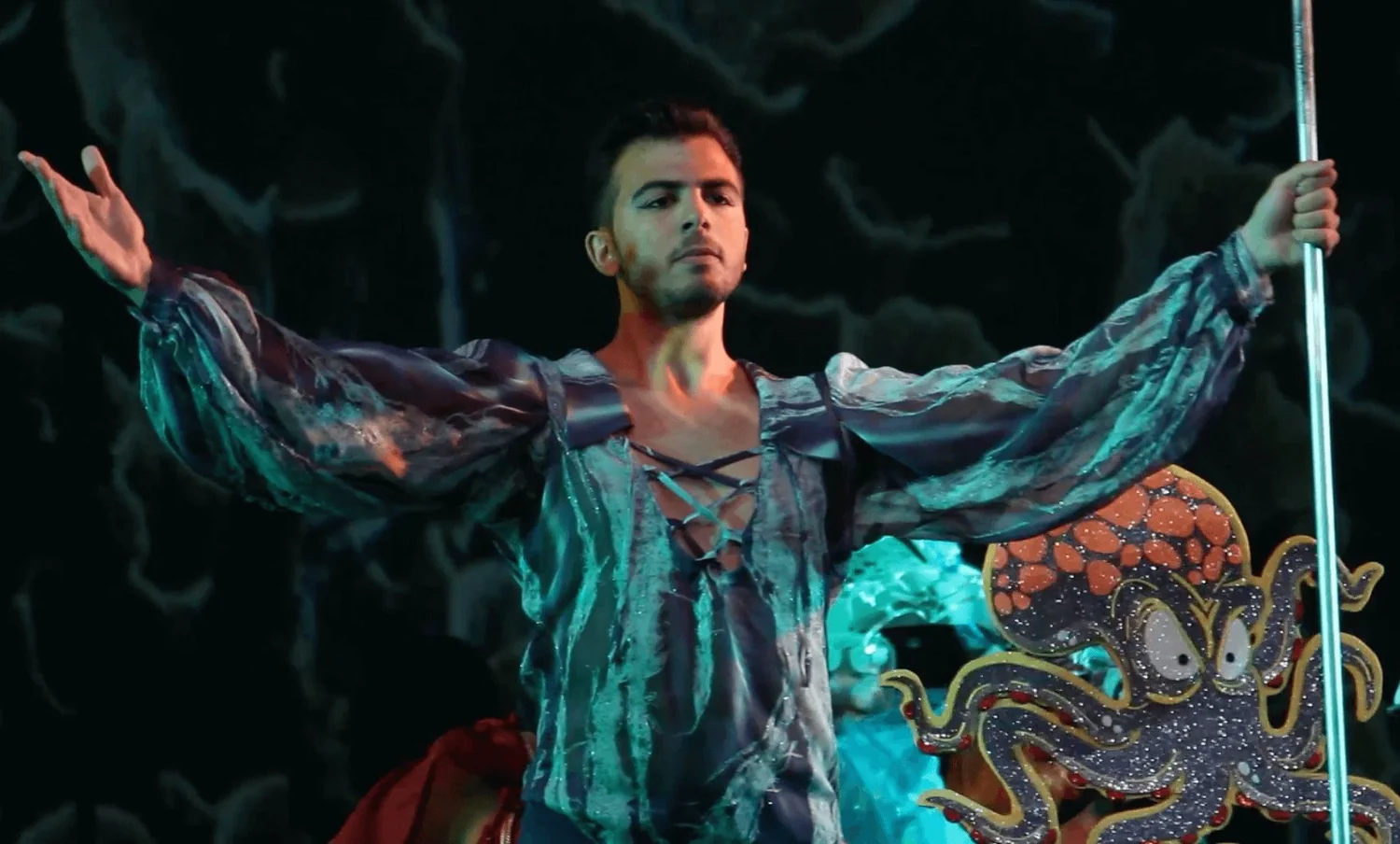 Escena del musical Si los peces hablaran